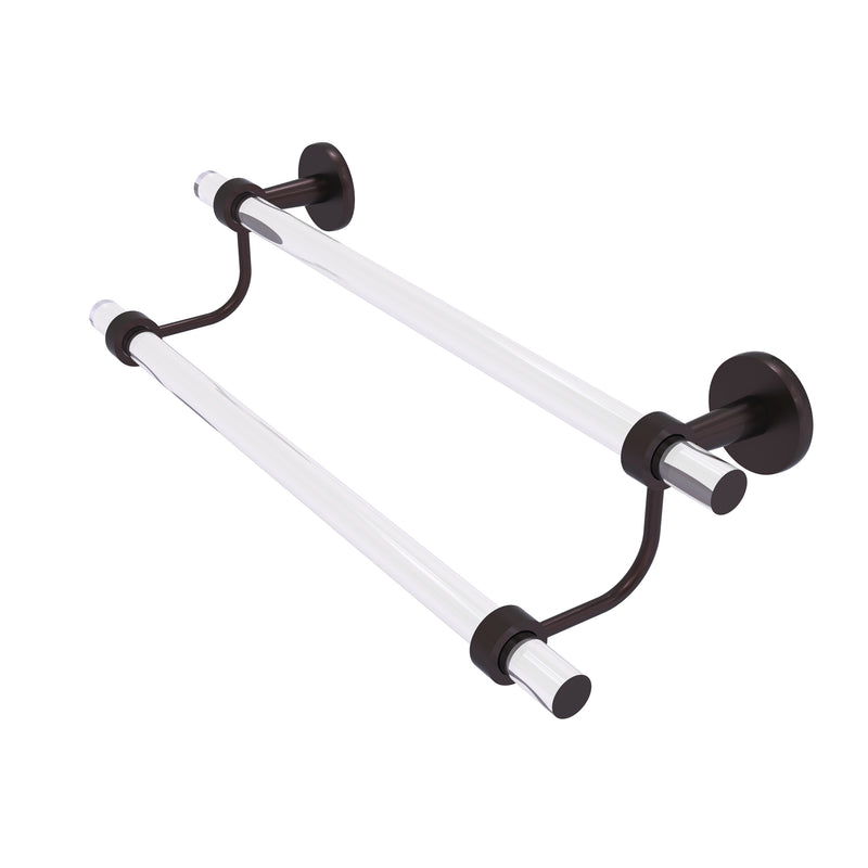 Allied Brass Clearview Collection 18 Inch Double Towel Bar CV-72-18-ABZ