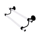 Allied Brass Clearview Collection 18 Inch Double Towel Bar CV-72-18-BKM