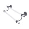 Allied Brass Clearview Collection 18 Inch Double Towel Bar CV-72-18-GYM