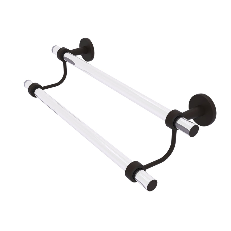 Allied Brass Clearview Collection 18 Inch Double Towel Bar CV-72-18-ORB