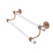 Allied Brass Clearview Collection 36 Inch Double Towel Bar CV-72-36-BBR