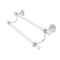 Allied Brass Clearview Collection 24 Inch Double Towel Bar with Dotted Accents CV-72D-24-PC