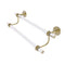 Allied Brass Clearview Collection 24 Inch Double Towel Bar with Dotted Accents CV-72D-24-UNL