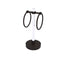 Allied Brass Clearview Collection Vanity Top Guest Towel Ring CV-GTRS-10-ORB