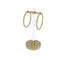 Allied Brass Clearview Collection Vanity Top Guest Towel Ring CV-GTRS-10-SBR