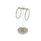 Allied Brass Clearview Collection Vanity Top Guest Towel Ring with Dotted Accents CV-GTRSD-10-PNI