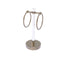 Allied Brass Clearview Collection Vanity Top Guest Towel Ring with Twisted Accents CV-GTRST-10-PEW