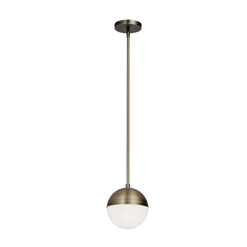 Dainolite 1 Light Halogen Pendant Ab DAY-71P-AB