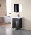 Design Element Milan 24" Single Sink Vanity Set in Espresso