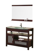 Design Element Naples 43" Single Sink Vanity Set in Cherry