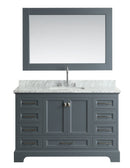 Design Element Omega 54" Single Sink Vanity in Gray