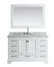 Design Element Omega 54" Single Sink Vanity in White