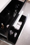 Design Element Perfecta 63" Double Sink Vanity Set in Espresso