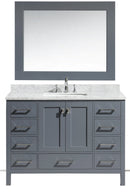 Design Element London 48" Single Sink Vanity Set in Gray Finish