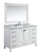 Design Element London 54" Single Sink Vanity Set in white Finish