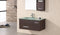 Design Element Christine 35" Single Sink - Wall Mount Vanity Set in Espresso