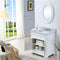 Water Creation 24" Pure White Single Sink Bathroom Vanity From The Derby Collection DE24CW01PW-000000000