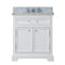 Water Creation 24" Pure White Single Sink Bathroom Vanity From The Derby Collection DE24CW01PW-000000000