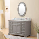 Water Creation 48" Cashmere Gray Single Sink Bathroom Vanity From The Derby Collection DE48CW01CG-000000000