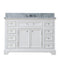 Water Creation 48" Pure White Single Sink Bathroom Vanity From The Derby Collection DE48CW01PW-000000000