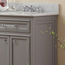 Water Creation 60" Cashmere Gray Double Sink Bathroom Vanity From The Derby Collection DE60CW01CG-000000000