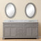 Water Creation 72" Cashmere Gray Double Sink Bathroom Vanity From The Derby Collection DE72CW01CG-000000000