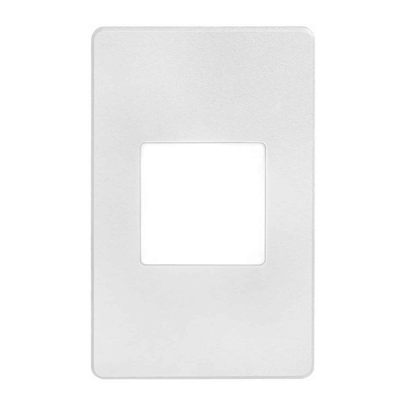 Dainolite White Rectangle In/Outdoor 3W Led Wal DLEDW-245-WH