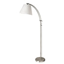 Dainolite Adjustable Floor Lamp - White Shade DM2578-F-SC