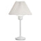 Dainolite Table Lamp W/200W Bulb   White DM980-WH