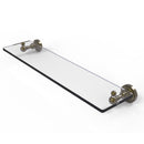 Allied Brass Dottingham Collection 22 inch Glass Vanity Shelf with Beveled Edges DT-1-22-ABR