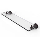 Allied Brass Dottingham Collection 22 inch Glass Vanity Shelf with Beveled Edges DT-1-22-ABZ
