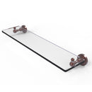 Allied Brass Dottingham Collection 22 inch Glass Vanity Shelf with Beveled Edges DT-1-22-CA
