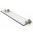 Allied Brass Dottingham Collection 22 inch Glass Vanity Shelf with Beveled Edges DT-1-22-PNI