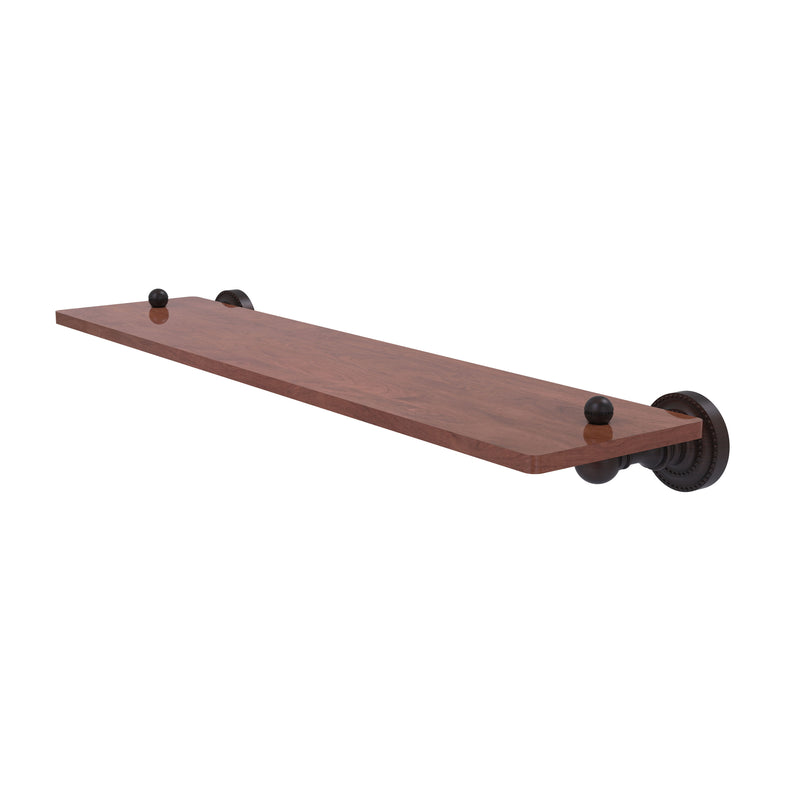 Allied Brass Dottingham Collection 22 Inch Solid IPE Ironwood Shelf DT-1-22-IRW-VB