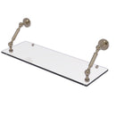 Allied Brass Dottingham Collection 24 Inch Floating Glass Shelf DT-1-24-PEW