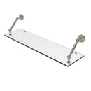 Allied Brass Dottingham Collection 30 Inch Floating Glass Shelf DT-1-30-PNI