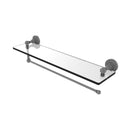 Allied Brass Dottingham Collection Paper Towel Holder with 22 Inch Glass Shelf DT-1PT-22-GYM