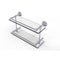 Allied Brass Dottingham 16 Inch Double Glass Shelf with Gallery Rail DT-2-16-GAL-PC