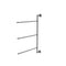 Allied Brass Dottingham Collection 3 Swing Arm Vertical 28 Inch Towel Bar DT-27-3-16-28-GYM
