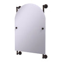 Allied Brass Dottingham Collection Arched Top Frameless Rail Mounted Mirror DT-27-94-VB