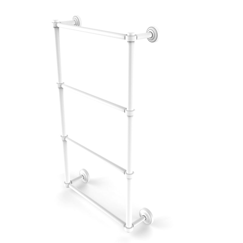Allied Brass Dottingham Collection 4 Tier 30 Inch Ladder Towel Bar DT-28-30-WHM