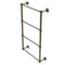 Allied Brass Dottingham Collection 4 Tier 24 Inch Ladder Towel Bar with Dotted Detail DT-28D-24-ABR