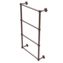 Allied Brass Dottingham Collection 4 Tier 24 Inch Ladder Towel Bar with Dotted Detail DT-28D-24-CA