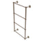Allied Brass Dottingham Collection 4 Tier 24 Inch Ladder Towel Bar with Dotted Detail DT-28D-24-PEW