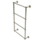 Allied Brass Dottingham Collection 4 Tier 24 Inch Ladder Towel Bar with Dotted Detail DT-28D-24-PNI