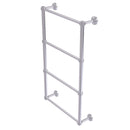 Allied Brass Dottingham Collection 4 Tier 24 Inch Ladder Towel Bar with Dotted Detail DT-28D-24-SCH