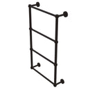 Allied Brass Dottingham Collection 4 Tier 30 Inch Ladder Towel Bar with Dotted Detail DT-28D-30-ORB