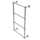 Allied Brass Dottingham Collection 4 Tier 30 Inch Ladder Towel Bar with Dotted Detail DT-28D-30-SN