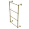 Allied Brass Dottingham Collection 4 Tier 36 Inch Ladder Towel Bar with Dotted Detail DT-28D-36-SBR