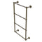 Allied Brass Dottingham Collection 4 Tier 24 Inch Ladder Towel Bar with Groovy Detail DT-28G-24-ABR